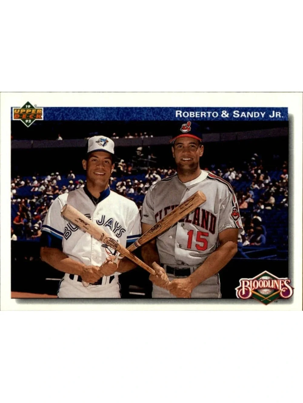 Sandy / Roberto Alomar 1992 Upper Deck MLB #81 Baseball Card Cleveland Indians